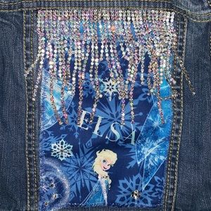 Frozen Elsa Denim Vest